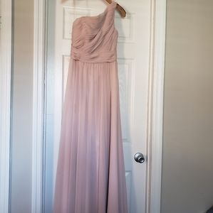 Blush brides maid dress